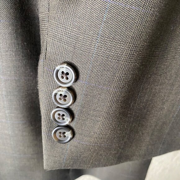 Ralph Lauren Wool Blazer Mens 46R Gray Woolrich Sports Coat Suit Jacket - Picture 10 of 16